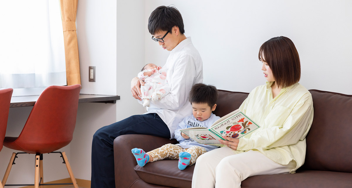 家族入院の写真