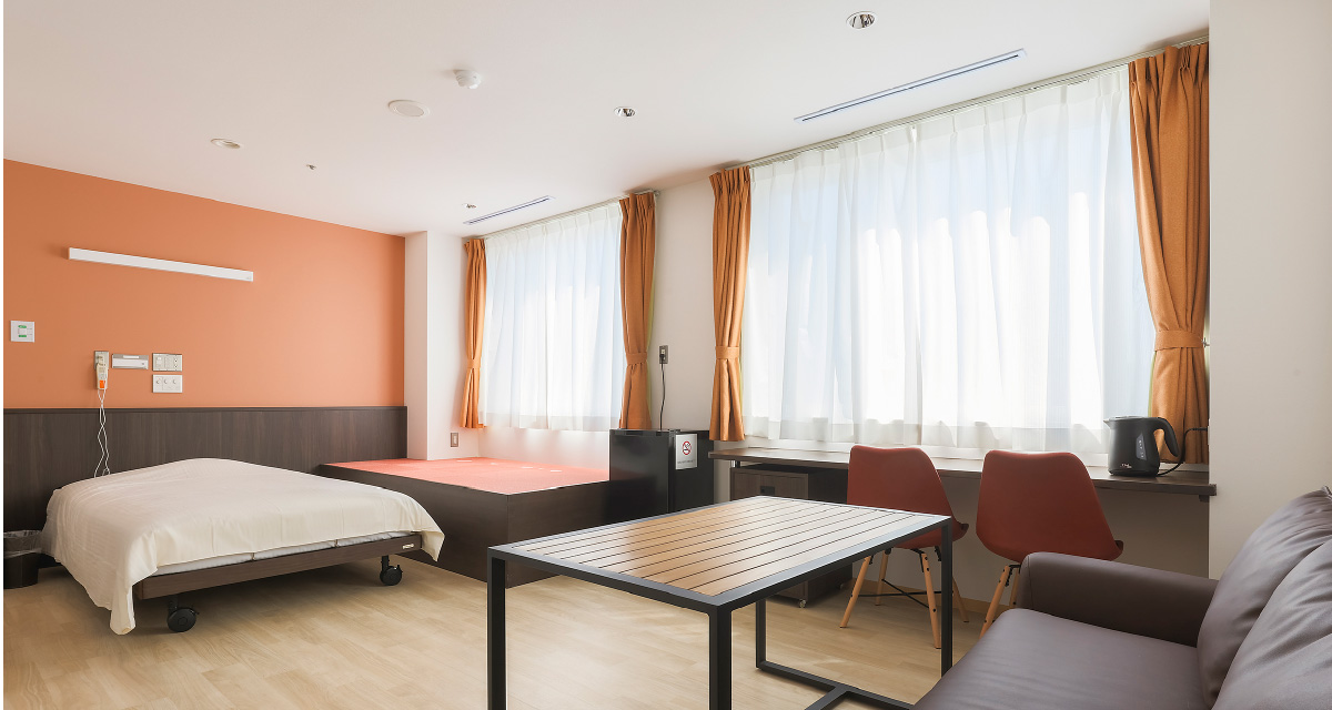 家族入院の写真